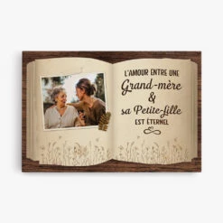 L'Amour Entre Une Mère Et Ses Enfants Est Éternel Version Livre De Photos - Toile Personnalisée Pour Maman