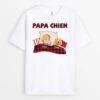 T-shirt Définition Papa Chien Personnalisé -Cadeau Plus 0997AFR1 Cadeau Personnalise T shirt Papa Cool Amoureux des chiens