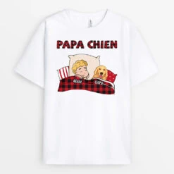 T-shirt Définition Papa Chien Personnalisé