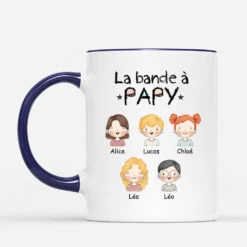 Mug La Bande à Notre Papa Papi Personnalisé -Cadeau Plus 1017MFR2 Cadeau Personnalise Mug Bande Papa Papi