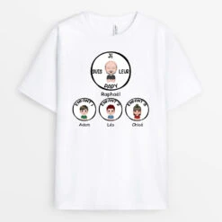 T-shirt Je Suis Leur Papa Personnalisé