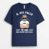 T-shirt Il M'a Fallu 70 Ans Personnalisé -Cadeau Plus 1048AFR02 Cadeau Personnalise T shirt Aussi Genial Papa Papi