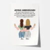 Poster Joyeux Anniversaire À Sœur Personnalisé 2 Poster Joyeux Anniversaire À Sœur Personnalisé -Cadeau Plus 1056SFR1 Cadeau Personnalise Poster Anniversaire Soeur Frere