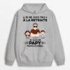 Sweat à Capuche Je Suis Un Grand-Père Professionnel Personnalisé -Cadeau Plus 1057HFR2 Cadeau Personnalise Hoodie Professionnel Papa Papi