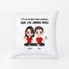 Coussin Tu Es Le Plus Beau Cadeau Personnalisé -Cadeau Plus 1061AFR1 Cadeau Personnalise Coussin Plus Beau Cadeau Amoureux Couple