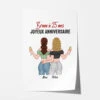 Poster Bravo Joyeux Anniversaire Personnalisé -Cadeau Plus 1070SFR1 Cadeau Personnalise Poster Bravo Anniversaire