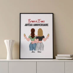 Poster Bravo Joyeux Anniversaire Personnalisé -Cadeau Plus 1070SFR3 Cadeau Personnalise Poster Bravo Anniversaire