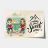 Poster Home Sweet Home Personnalisé -Cadeau Plus 1077SFR1 Cadeau Personnalise Poster Home Sweet Home Famille