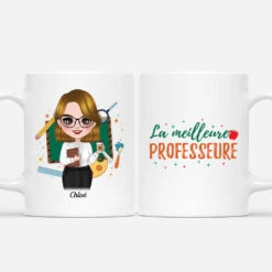 La Meilleure Professeure - Mug Merci Maitresse Personnalisé