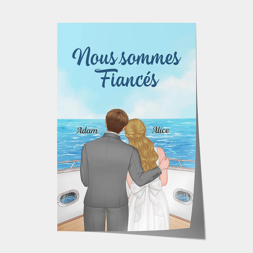Poster Nous Sommes Fiancés Personnalisé 3 Poster Nous Sommes Fiancés Personnalisé