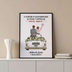Poster Je Peux T'appeler Mon Mari Personnalisé 7 Poster Je Peux T'appeler Mon Mari Personnalisé -Cadeau Plus 1104SFR3 Cadeau Personnalise Poster Aujourd hui Mariage Couple Amoureux