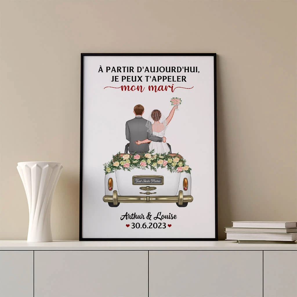 Poster Je Peux T'appeler Mon Mari Personnalisé 5 Poster Je Peux T'appeler Mon Mari Personnalisé – Image 3
