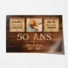 Poster Ensemble, Nous Avons Construit Une Vie Que Nous Aimons Personnalisé -Cadeau Plus 1131SFR1 Cadeau Personnalise Poster Ensemble Construit Une Vie Couple Anniversaire de Mariage