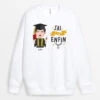 Sweatshirt J'ai Fini, Enfin Personnalisé -Cadeau Plus 1137WFR2 Cadeau Personnalise Sweat shirt Fini Enfin Diplomes