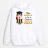 Sweat à Capuche Fière Maman Fier Papa D'un Diplômé Personnalisé -Cadeau Plus 1138HFR2 Cadeau Personnalise SweataCapuche Fier Papa Maman Diplome