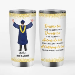 Mug Isotherme Célébration De Remise De Diplôme Personnalisé