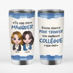 Mug Isotherme Bonne Chance Pour Trouver Un.e Meilleur.e Collègue Que Moi Personnalisé