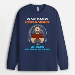 Manches Longues Ne Pas Déranger Je Suis En Train De Jouer Personnalisé