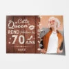 Poster Cette Queen Rend Fabuleux Les 70 Ans Personnalisé -Cadeau Plus 1165SFR1 Cadeau Personnalise Poster Queen Fabuleux 70 Ans Mamie