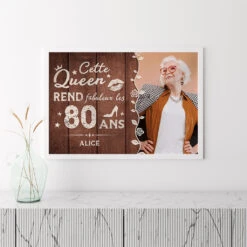 Poster Cette Queen Rend Fabuleux Les 70 Ans Personnalisé 7 Poster Cette Queen Rend Fabuleux Les 70 Ans Personnalisé -Cadeau Plus 1165SFR3 Cadeau Personnalise Poster Queen Fabuleux 80 Ans Mamie c104b013 0706 406c b536 8d8851a995ee