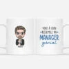 Mug Manager Personnalisé – Manager Génial En Image ! -Cadeau Plus 1171MFR1 Cadeau Personnalise Mug Genial Manager