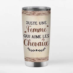 Mug Isotherme Juste Une Fille Qui Aime Les Chevaux Personnalisé -Cadeau Plus 1186TFR3 Cadeau Personnalise Mug Isotherme Fille Chevaux Amoureux des animaux