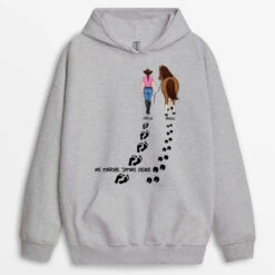 Sweat à Capuche Ne Marche Jamais Seule Personnalisé