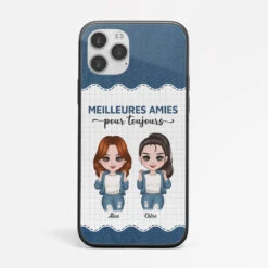 Coque Iphone 14 Meilleures Amies Pour Toujours Personnalisée