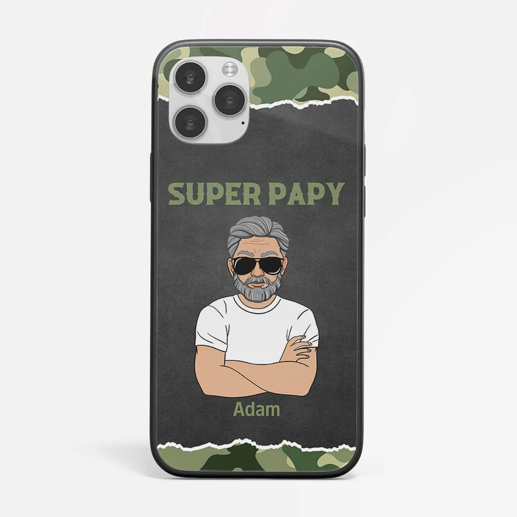 Coque De Téléphone Super Papa Personnalisée 4 Coque De Téléphone Super Papa Personnalisée – Image 2