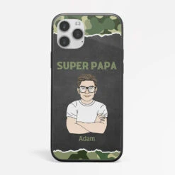 Coque De Téléphone Super Papa Personnalisée