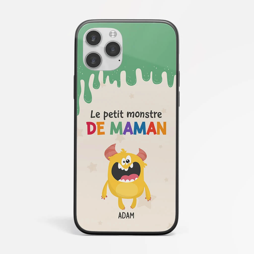 Coque Iphone 13 "Petits Monstres De Maman" Personnalisée 3 Coque Iphone 13 "Petits Monstres De Maman" Personnalisée