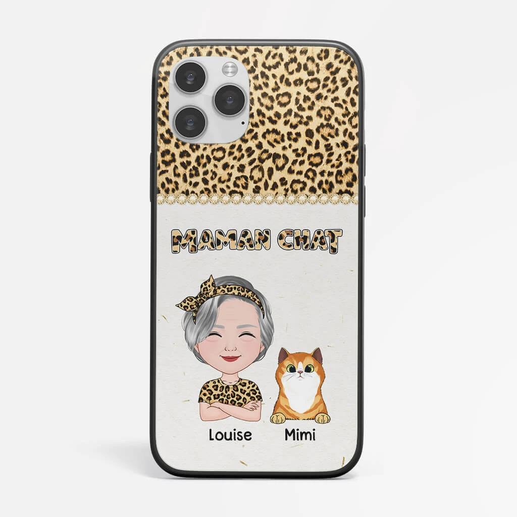 Coque Iphone 11 Maman Chat Personnalisée 3 Coque Iphone 11 Maman Chat Personnalisée