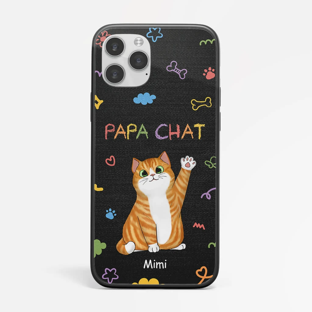 Coque De Téléphone Maman Chat/Papa Chat Personnalisée Iphone 11 4 Coque De Téléphone Maman Chat/Papa Chat Personnalisée Iphone 11 – Image 2