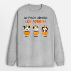 Manches Longues Les Petites Citrouilles De Mamie Personnalisé