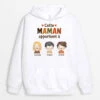 Sweat à Capuche Cette Mamie/Maman Appartient À Personnalisé 2 Sweat à Capuche Cette Mamie/Maman Appartient À Personnalisé -Cadeau Plus 1215HFR1 Cadeau Personnalise Sweat a Capuche Appartient Mamie Maman