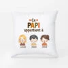 Ce Papi Appartient À Ses Petits-Enfants - Coussin Papi Personnalisé -Cadeau Plus 1215PFR2 Cadeau Personnalise Coussin Appartient Papy Papa 1fed6082 a545 4870 8c59 43018aa129aa
