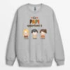 Sweatshirt Ce Papy/Papa Appartient À Personnalisé -Cadeau Plus 1215WFR2 Cadeau Personnalise Sweatshirt Appartient Papy Papa