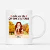 Mug Juste Une Fille/Femme Qui Aime L'automne Personnalisé -Cadeau Plus 1225MFR1 Cadeau Personnalise Mug Fille Femme Automne Elle