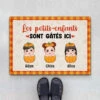 Paillasson Les Petits Enfants Sont Gâtés Ici Personnalisé -Cadeau Plus 1226DFR1 Cadeau Personnalise Paillasson Petits Enfants Gates Grands parents