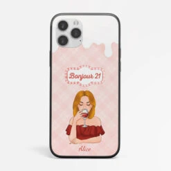 Coque De Téléphone Bonjour 21 Ans IPhone 14 Personnalisée
