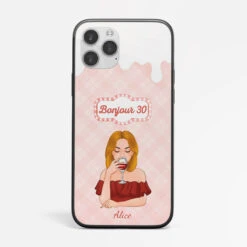 Coque De Téléphone Bonjour 30 Ans IPhone 13 Personnalisée