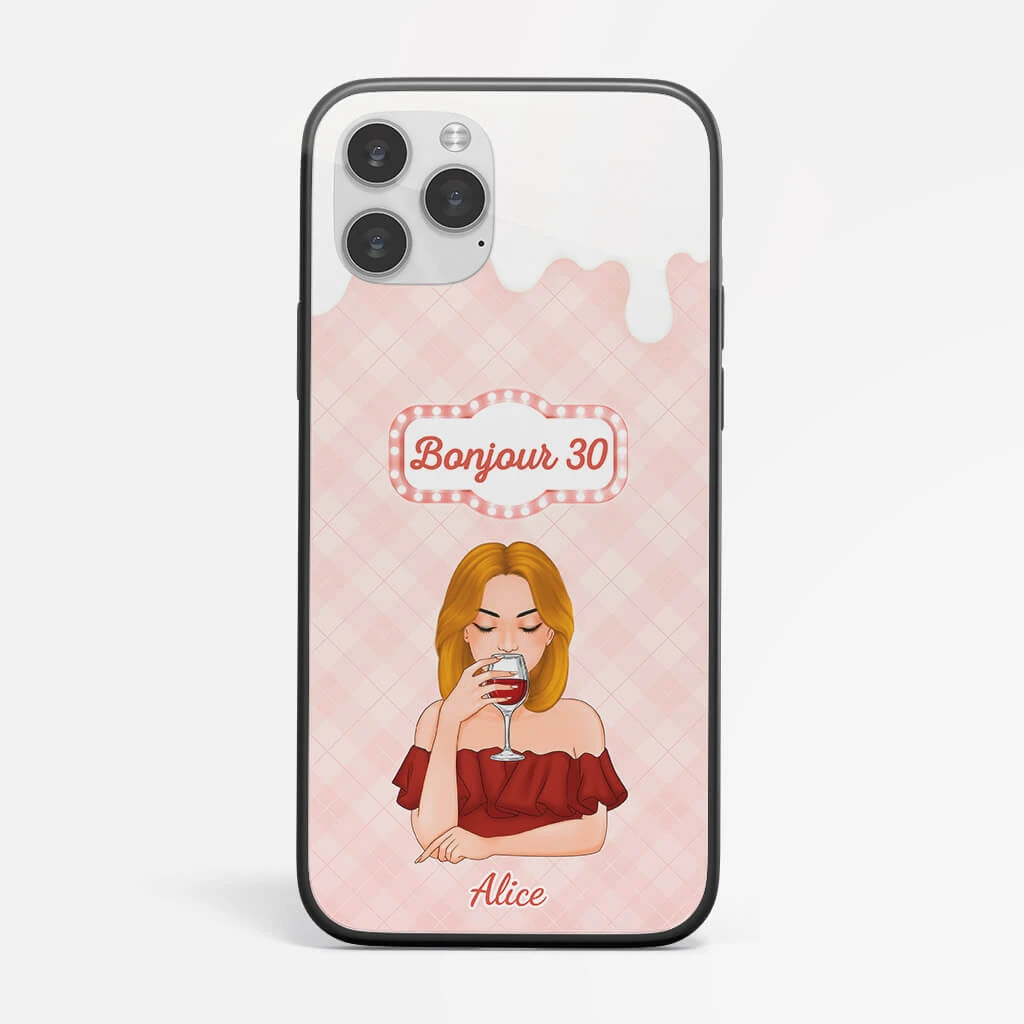 Coque De Téléphone Bonjour 30 Ans IPhone 13 Personnalisée 3 Coque De Téléphone Bonjour 30 Ans IPhone 13 Personnalisée