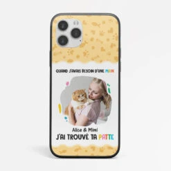Coque De Téléphone IPhone 13 J'ai Trouvé Ta Patte Personnalisée