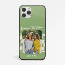 Coque De Téléphone IPhone 12 Ensemble Pour Toujours Chic Personnalisée