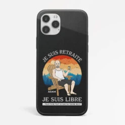 Coque De Téléphone IPhone 13 Je Suis En Retraite Je Suis Libre Personnalisée