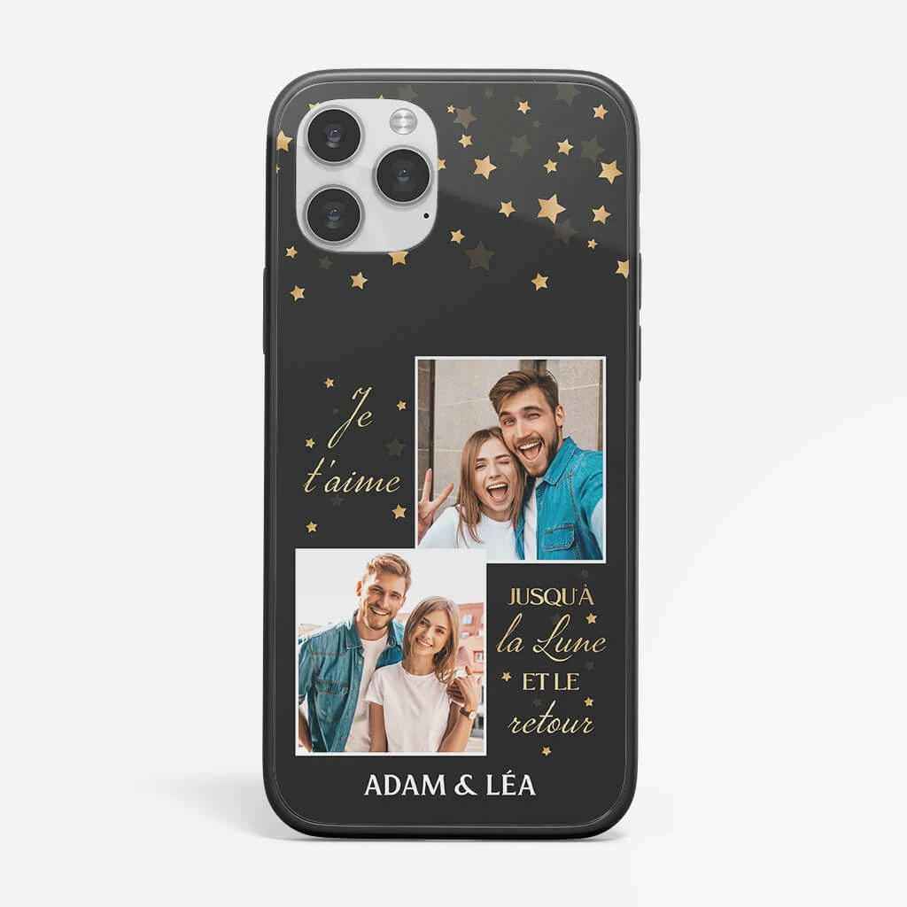 Coque De Téléphone IPhone 12 Je T'Aime Jusqu'À La Lune Et Le Retour Personnalisée 4 Coque De Téléphone IPhone 12 Je T'Aime Jusqu'À La Lune Et Le Retour Personnalisée – Image 2