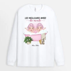 Manches Longues Les Meilleures Amies Du Monde Personnalisé