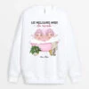 Sweatshirt Les Meilleures Amies Du Monde Personnalisé 2 Sweatshirt Les Meilleures Amies Du Monde Personnalisé -Cadeau Plus 1282WFR1 sweatshirt les meilleures amies du monde personnalise