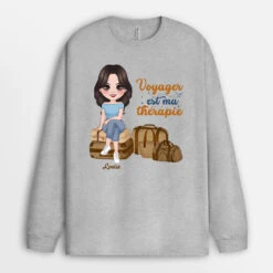 Manches Longues Voyager Est Ma Thérapie Personnalisé
