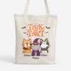 Des Bonbons Ou Un Sort - Tote Bag Chat - Cadeau Halloween Personnalisé -Cadeau Plus 1294BFR1 tote bag des bonbons ou un sort personnalise